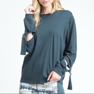 TEAL BLUE BUCKLE TOP TOPS FOR WOMEN WORKOUT TOPS